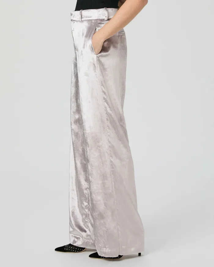 Chateau Pant 8211 Pewter Velvet Women Pants PAIGE