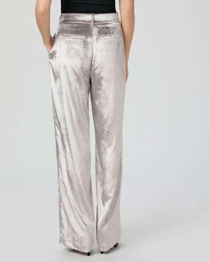 Chateau Pant 8211 Pewter Velvet Women Pants PAIGE