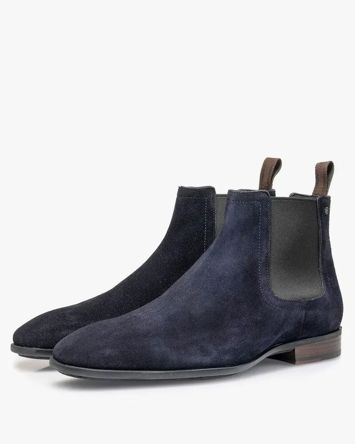 Chelsea Boots Men Floris Van Bommel Sella 0501 Suede