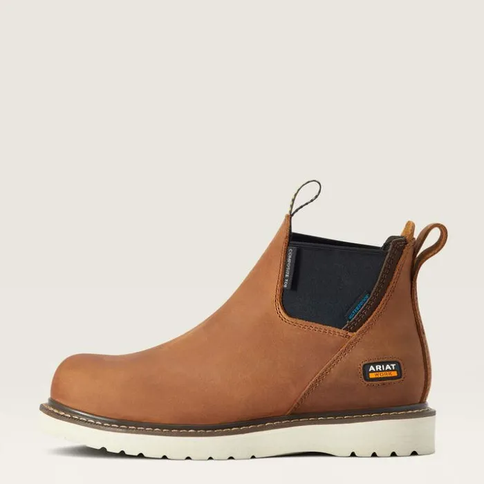 Chelsea Boots Women Ariat Rebar Wedge Chelsea Waterproof Composite Toe Work Boot Aged Honey Chelsea Boots Women Ariat Rebar Wedge Chelsea Waterproof Composite Toe Work Boot Aged Honey