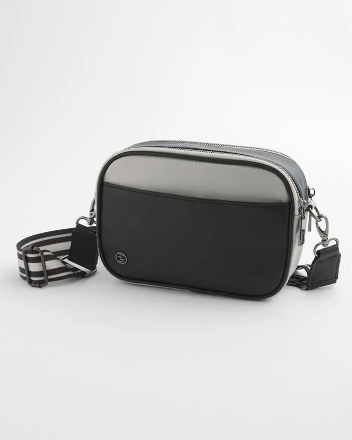 Chico039s Bags Neutral Color Block Camera Bag Black 8211 Shoes and Accessories Chico039s Bags Neutral Color Block Camera Bag Black 8211 Shoes and Accessories