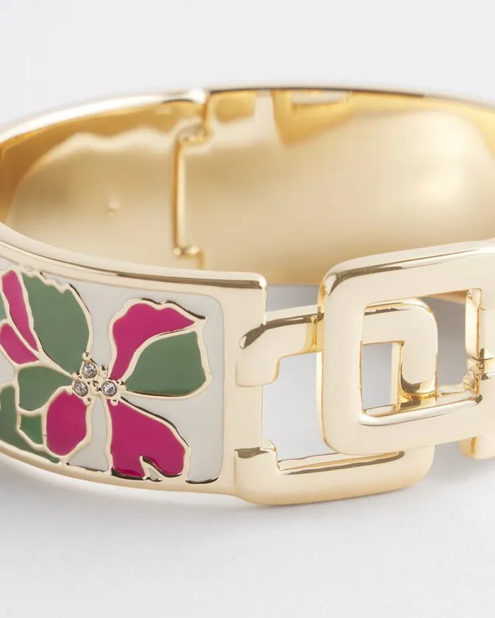 Chico039s Bracelets Chico039s Click Floral Bracelet Multi 8211 Shoes and Accessories Chico039s Bracelets Chico039s Click Floral Bracelet Multi 8211 Shoes and Accessories