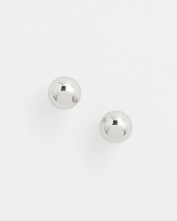 Chico039s Everyday Jewelry Silver Tone Stud Earrings Silver 8211 Shoes and Accessories