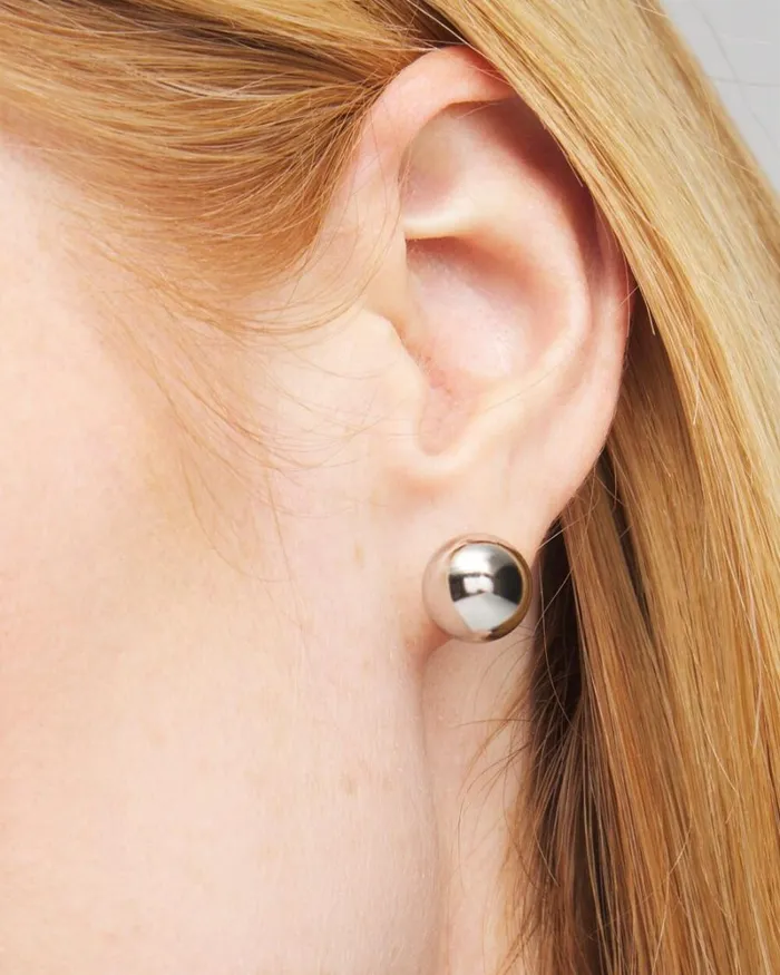 Chico039s Everyday Jewelry Silver Tone Stud Earrings Silver 8211 Shoes and Accessories