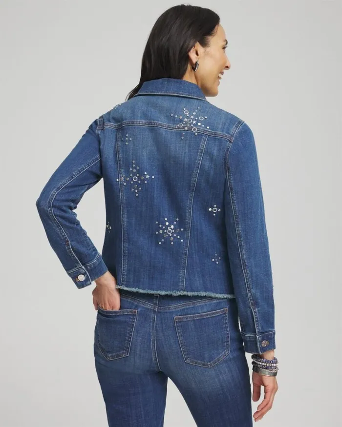 Chico039s Jackets and Coats Americana Fireworks Denim Jacket Katina Indigo 8211 Clothing Chico039s Jackets and Coats Americana Fireworks Denim Jacket Katina Indigo 8211 Clothing