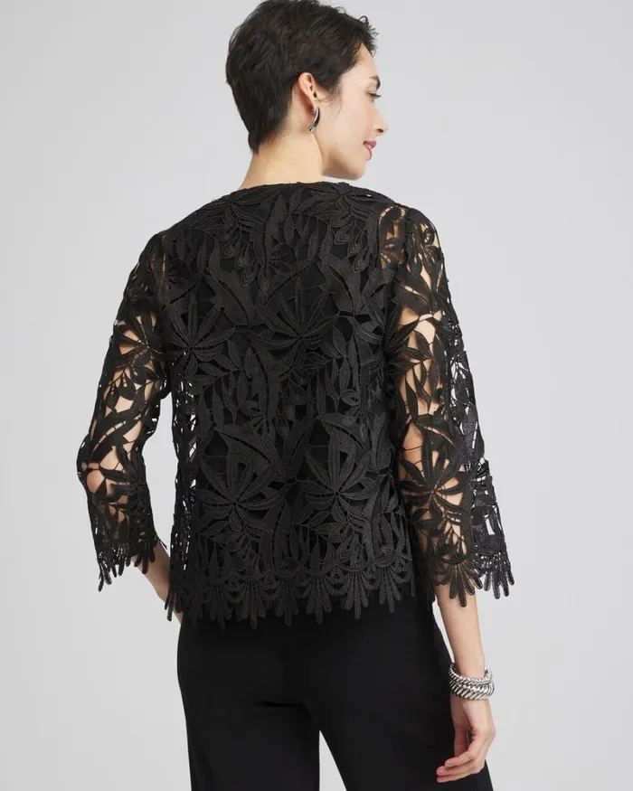 Chico039s Jackets and Coats Travelers Collection Lace Jacket Travelers Black 8211 Clothing Chico039s Jackets and Coats Travelers Collection Lace Jacket Travelers Black 8211 Clothing