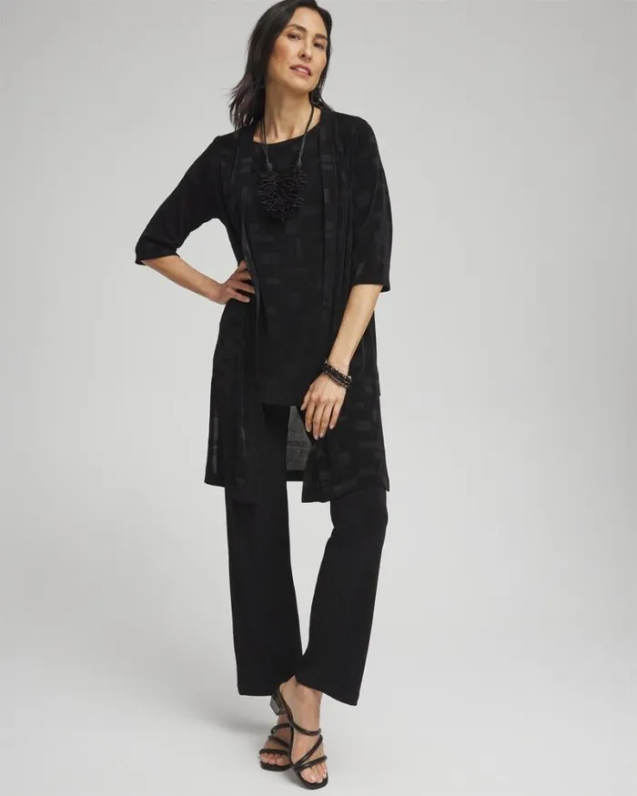 Chico039s Jackets and Coats Travelers Jacquard Cardigan Travelers Black 8211 Clothing Chico039s Jackets and Coats Travelers Jacquard Cardigan Travelers Black 8211 Clothing