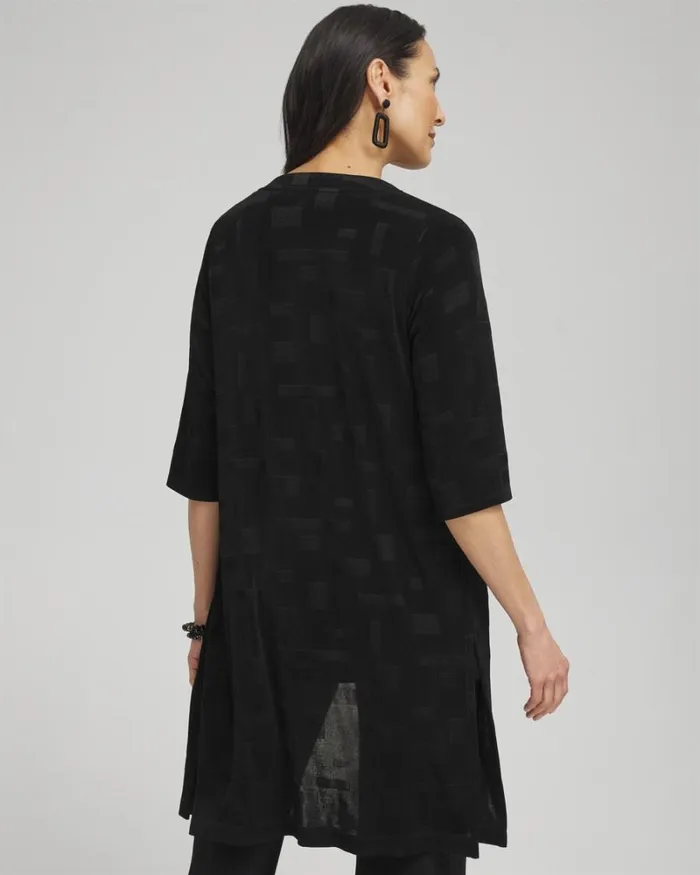 Chico039s Jackets and Coats Travelers Jacquard Cardigan Travelers Black 8211 Clothing Chico039s Jackets and Coats Travelers Jacquard Cardigan Travelers Black 8211 Clothing