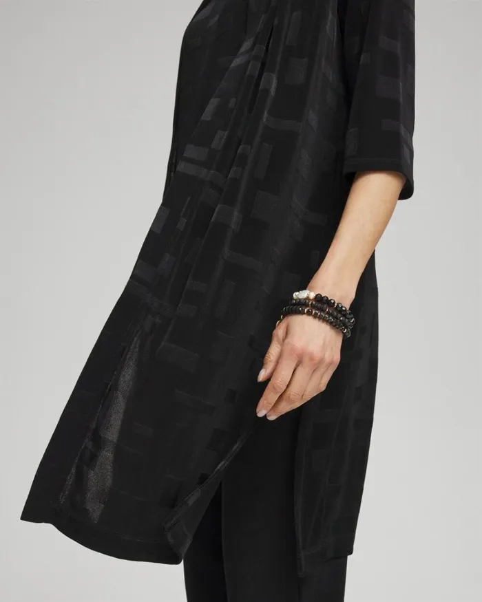 Chico039s Jackets and Coats Travelers Jacquard Cardigan Travelers Black 8211 Clothing Chico039s Jackets and Coats Travelers Jacquard Cardigan Travelers Black 8211 Clothing