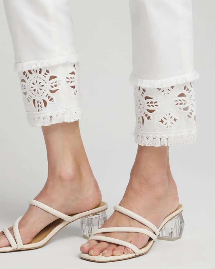 Chico039s Matching Sets No Stain Embellished Pullon Cropped Jeans Alabaster 8211 Clothing Chico039s Matching Sets No Stain Embellished Pullon Cropped Jeans Alabaster 8211 Clothing