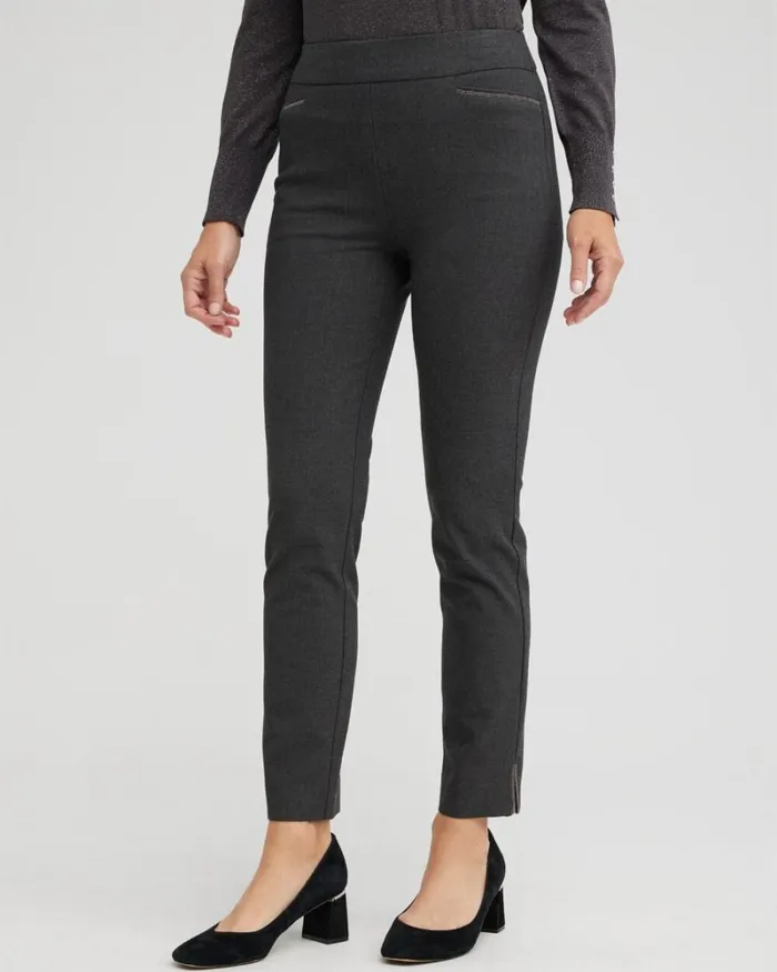 Chico039s Pants Brigitte Beaded Detail Ankle Pants Graphite Heather Gray 8211 Clothing Chico039s Pants Brigitte Beaded Detail Ankle Pants Graphite Heather Gray 8211 Clothing