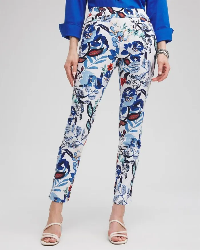 Chico039s Pants Brigitte Cool Floral Ankle Pants Alabasterclassic Navy 8211 Clothing Chico039s Pants Brigitte Cool Floral Ankle Pants Alabasterclassic Navy 8211 Clothing