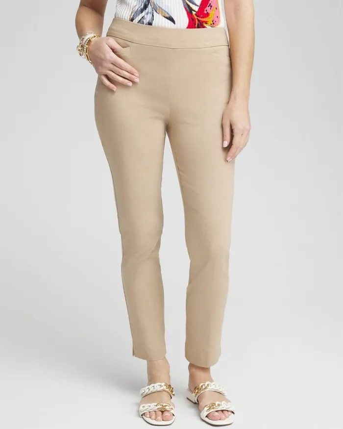 Chico039s Pants Brigitte Slim Ankle Pants Sycamore 8211 Clothing