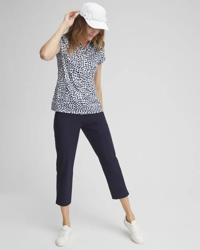 Chico039s Pants Zenergy UPF Neema Rib Mix Crops Black 8211 Clothing