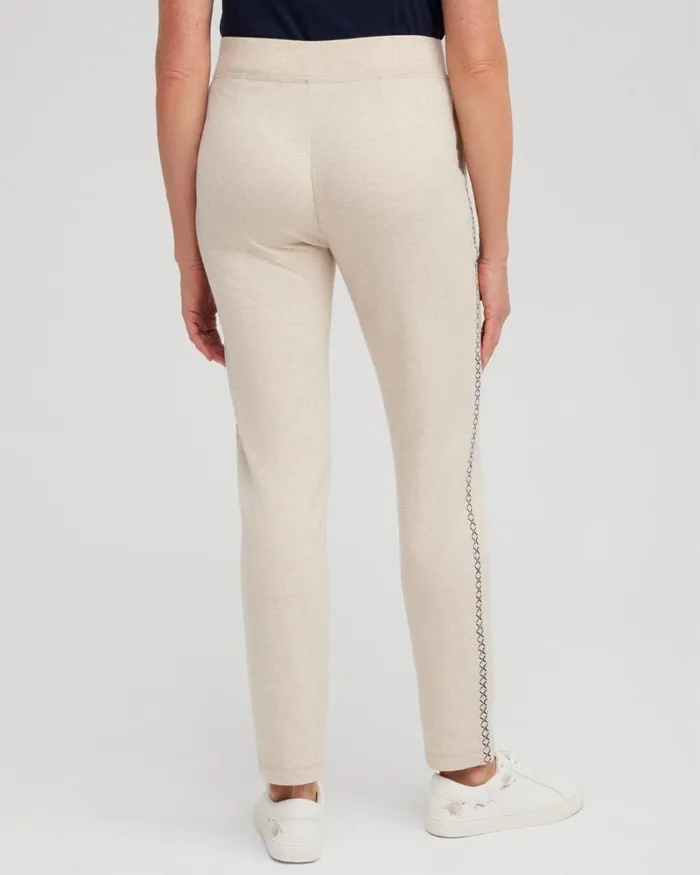 Chico039s Pants Zenergy Whipstitch Pants Natural Tan Heather 8211 Clothing