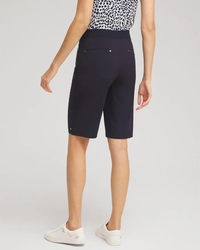 Chico039s Shorts Zenergy 10034 UPF Neema Shorts Black 8211 Clothing