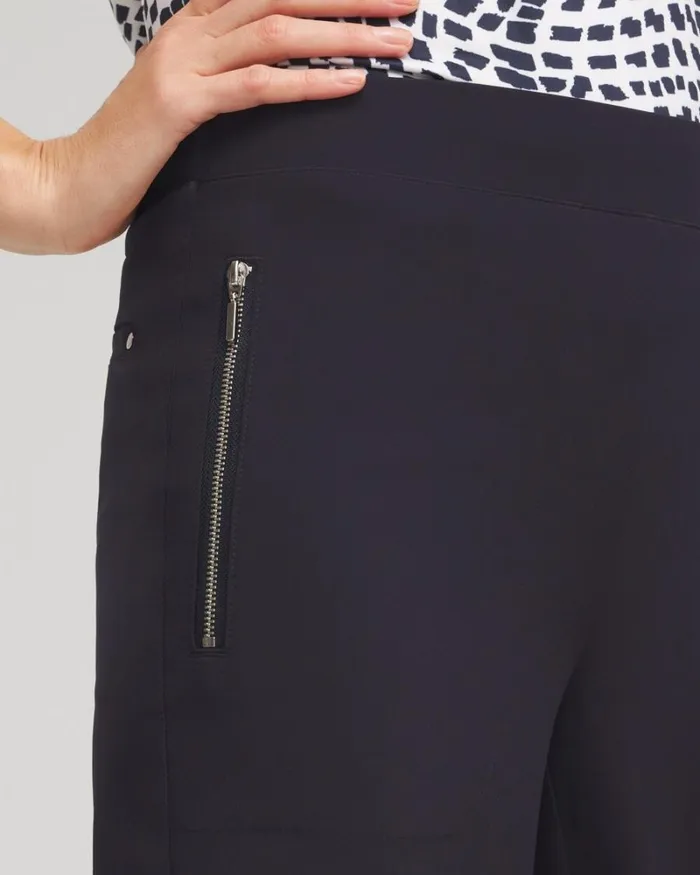 Chico039s Shorts Zenergy 10034 UPF Neema Shorts Black 8211 Clothing