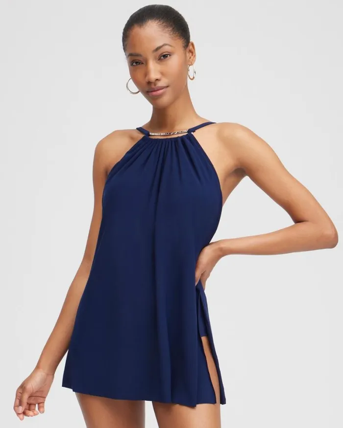 Chico039s Swim Magicsuit Parker One Piece Swimsuit Navy 8211 Clothing