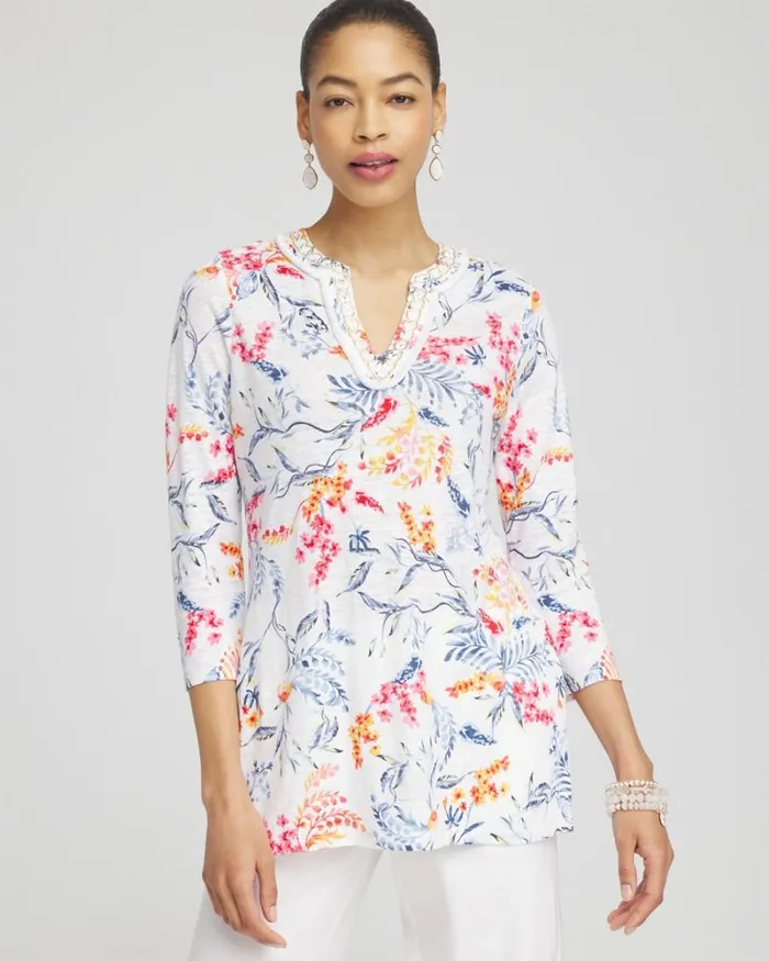 Chico039s Tees Linen Nautical Embellished Tunic Watermelon Punch 8211 Clothing Chico039s Tees Linen Nautical Embellished Tunic Watermelon Punch 8211 Clothing