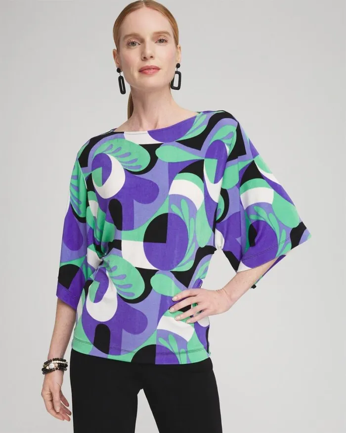 Chico039s Tops Travelers Abstract Kimono Sleeve Top Purple Nightshade 8211 Clothing Chico039s Tops Travelers Abstract Kimono Sleeve Top Purple Nightshade 8211 Clothing