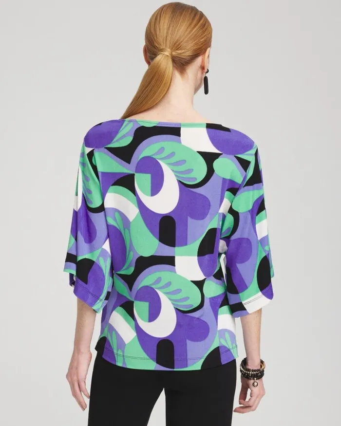 Chico039s Tops Travelers Abstract Kimono Sleeve Top Purple Nightshade 8211 Clothing Chico039s Tops Travelers Abstract Kimono Sleeve Top Purple Nightshade 8211 Clothing