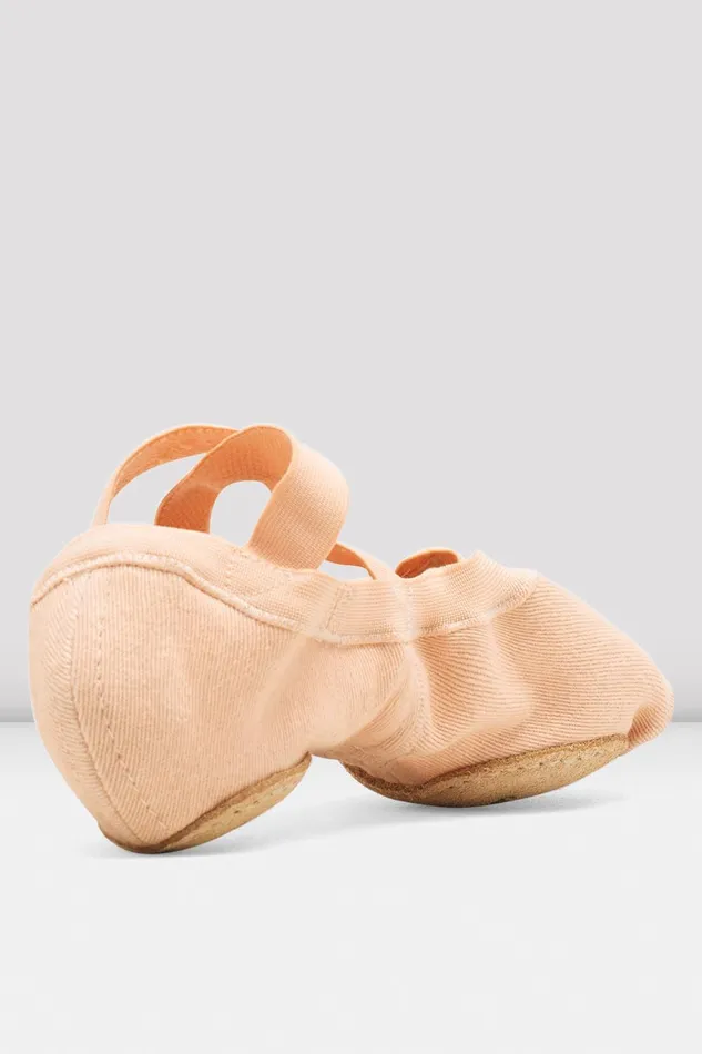 Children Ballet Bloch Childrens Synchrony Stretch Canvas Ballet Shoes Pink Canvas