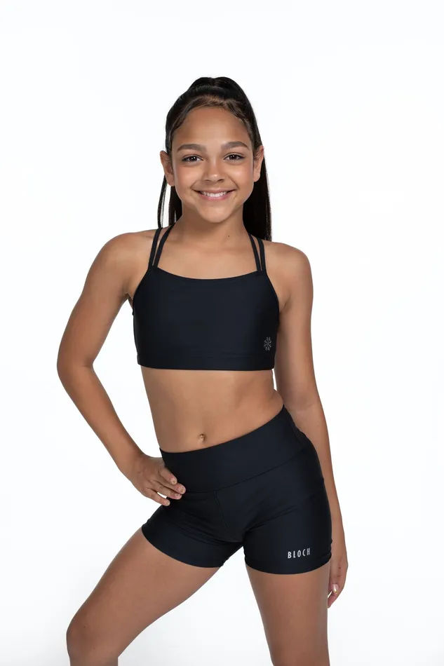 Children Bloch Bloch X Flo Active Remi XBack Bra Top Black Tops