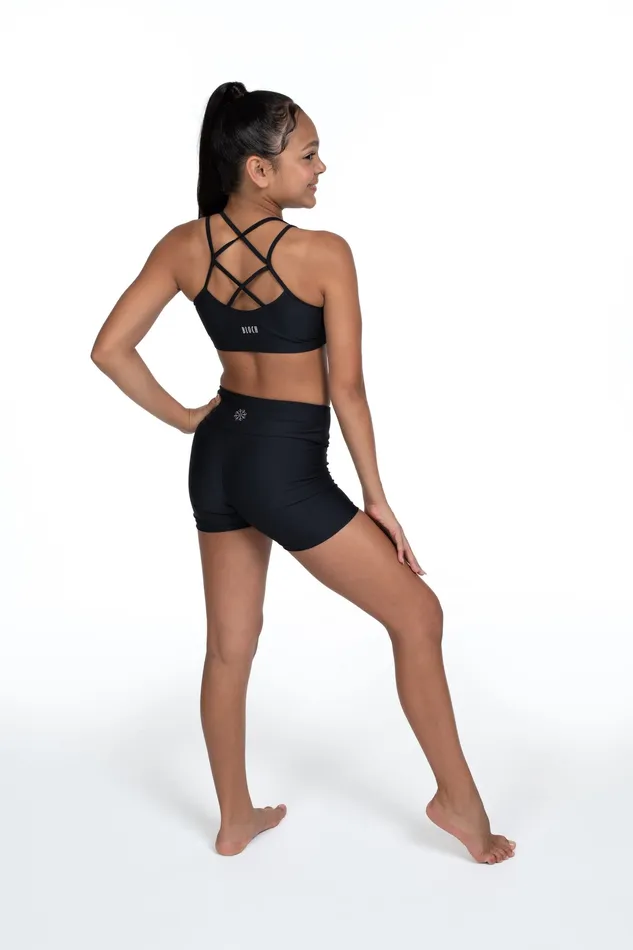 Children Bloch Bloch X Flo Active Remi XBack Bra Top Black Tops Children Bloch Bloch X Flo Active Remi XBack Bra Top Black Tops