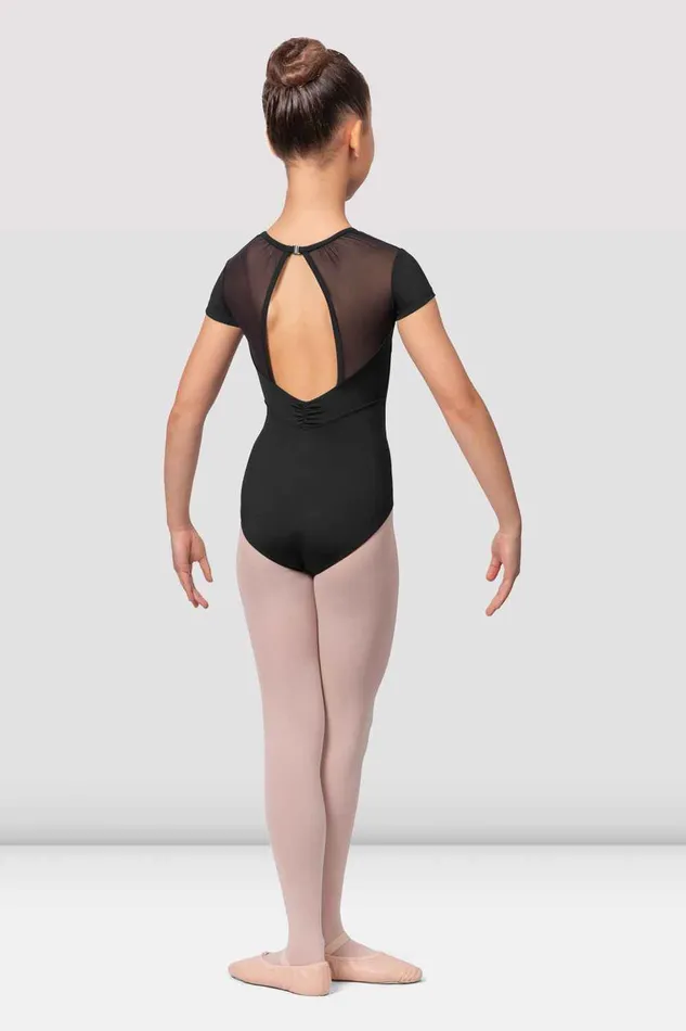 Children Bloch Girls Boutique Cap Sleeve Leotard Black Leotards Children Bloch Girls Boutique Cap Sleeve Leotard Black Leotards
