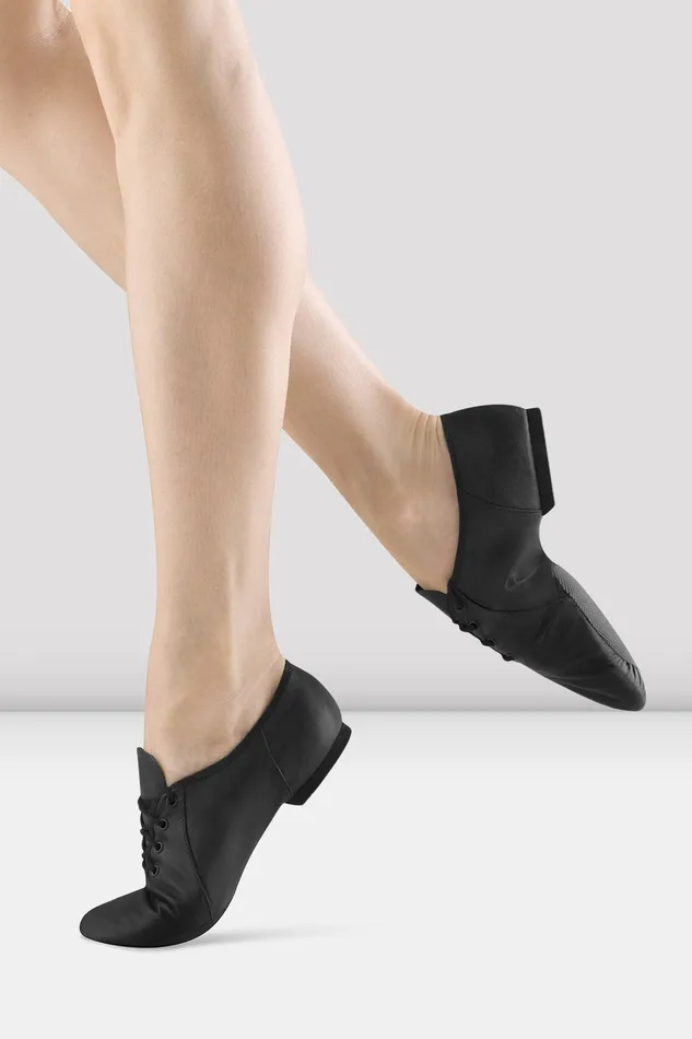 Childrens Jazzsoft Leather Jazz Shoes Black Leather Jazz Bloch Children