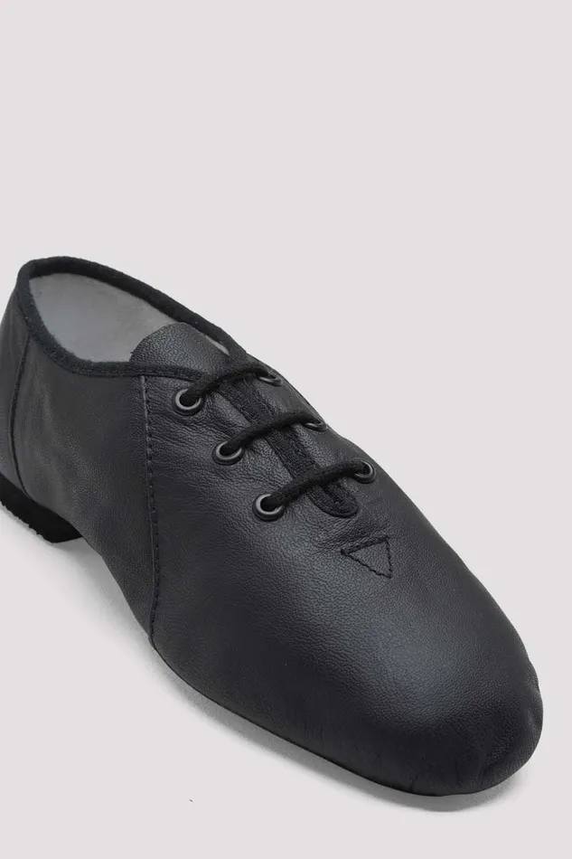 Childrens Jazzsoft Leather Jazz Shoes Black Leather Jazz Bloch Children