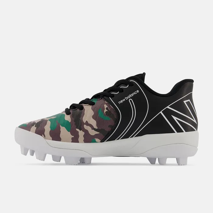 Cleats 4040 v6 Rubber Molded Camo Black with Pebble and Bison 8211 New Balance Kids