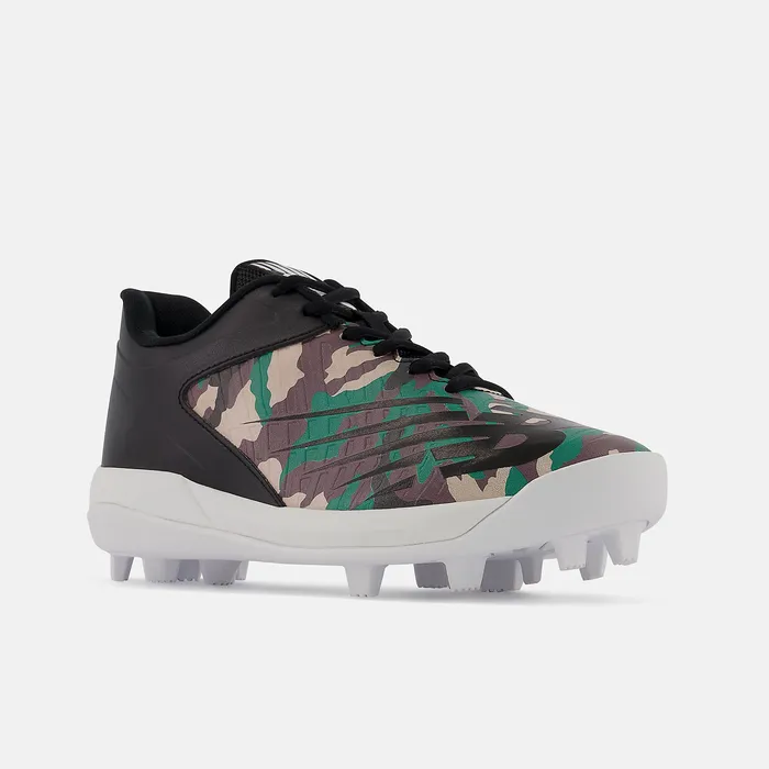 Cleats 4040 v6 Rubber Molded Camo Black with Pebble and Bison 8211 New Balance Kids