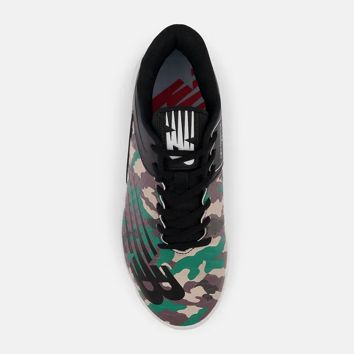 Cleats 4040 v6 Rubber Molded Camo Black with Pebble and Bison 8211 New Balance Kids