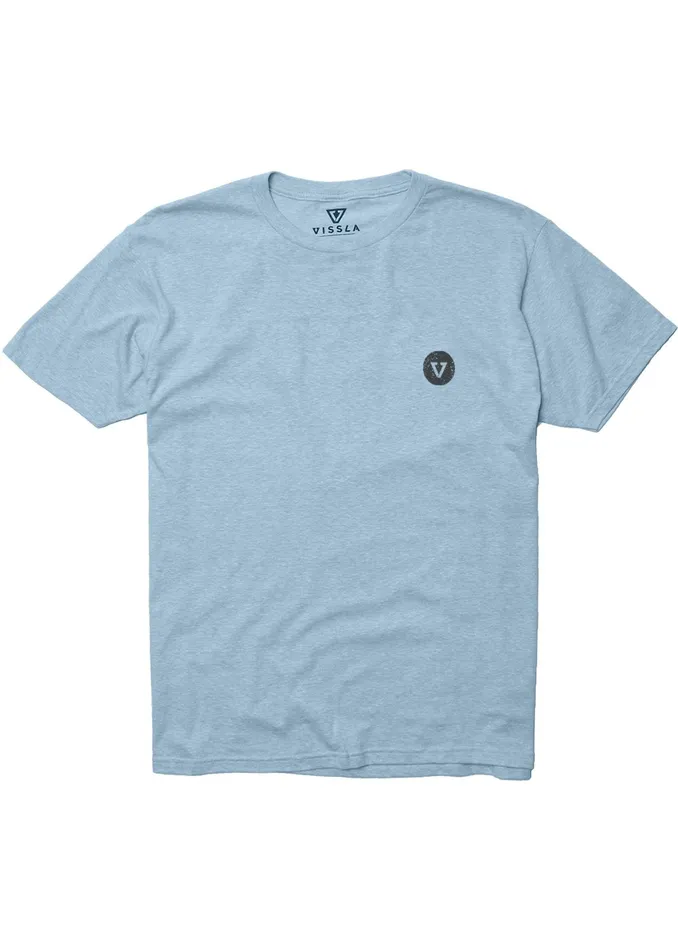 Clothing Twin Palms Boys Snow Tee IBH 8211 Ice Blue Heather Vissla Youth