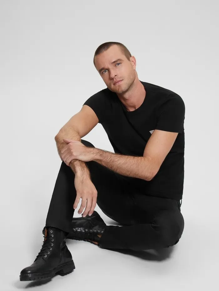 Coated Skinny Jeans Mechanical Black Wash Men Jeans and Denim GUESS Coated Skinny Jeans Mechanical Black Wash Men Jeans and Denim GUESS