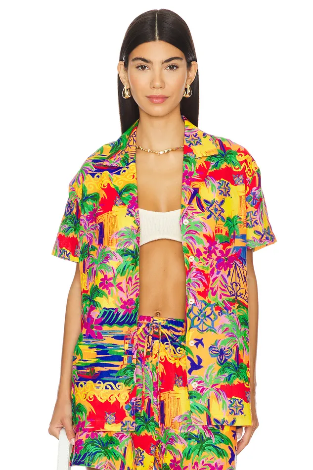 Colleen Top Red Multi Women Lovers and Friends Tops