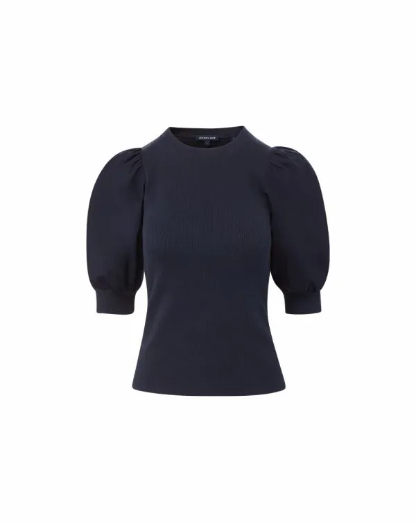 Coralee Crewneck Top Navy Women Veronica Beard Tops Coralee Crewneck Top Navy Women Veronica Beard Tops