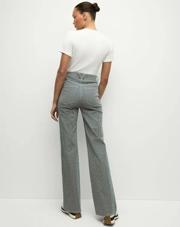 Crosbie Striped WideLeg Jean Solstice Stripe Women Veronica Beard Jeans Crosbie Striped WideLeg Jean Solstice Stripe Women Veronica Beard Jeans
