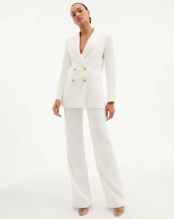 Dale Linen Dickey Jacket Offwhite Women Veronica Beard Jackets and Outerwear Dale Linen Dickey Jacket Offwhite Women Veronica Beard Jackets and Outerwear
