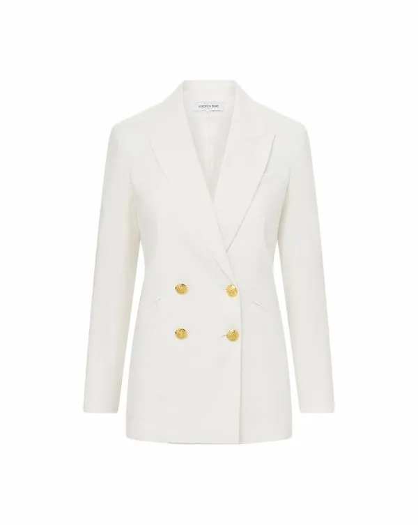 Dale Linen Dickey Jacket Offwhite Women Veronica Beard Jackets and Outerwear Dale Linen Dickey Jacket Offwhite Women Veronica Beard Jackets and Outerwear