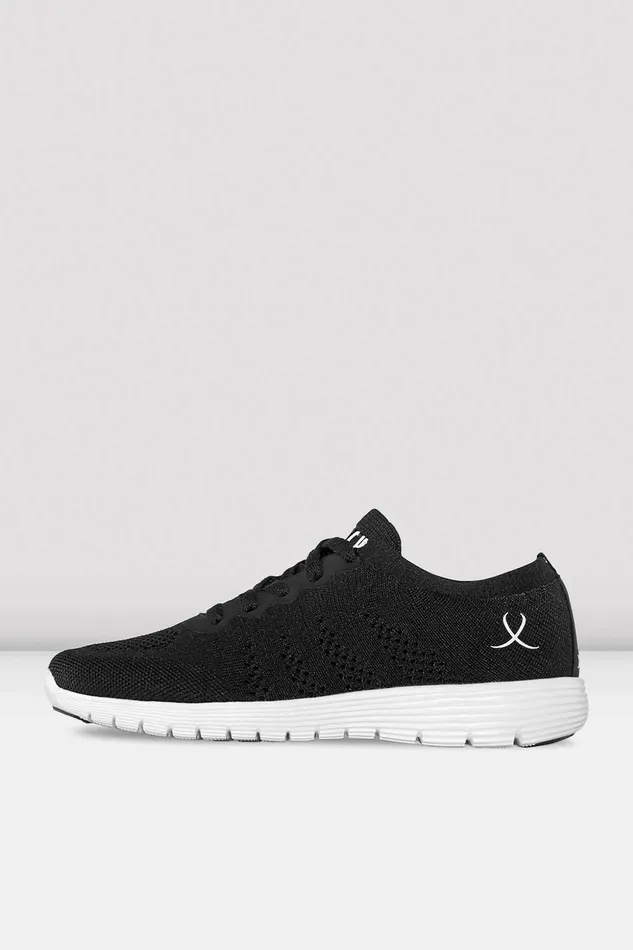 Dance Sneakers Childrens Omnia Lightweight Knitted Sneakers Black Knit 8211 Bloch Children