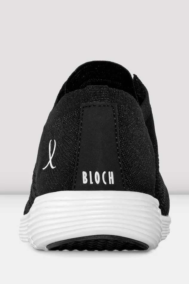 Dance Sneakers Childrens Omnia Lightweight Knitted Sneakers Black Knit 8211 Bloch Children