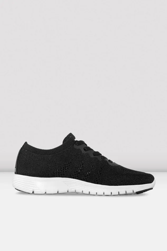 Dance Sneakers Childrens Omnia Lightweight Knitted Sneakers Black Knit 8211 Bloch Children