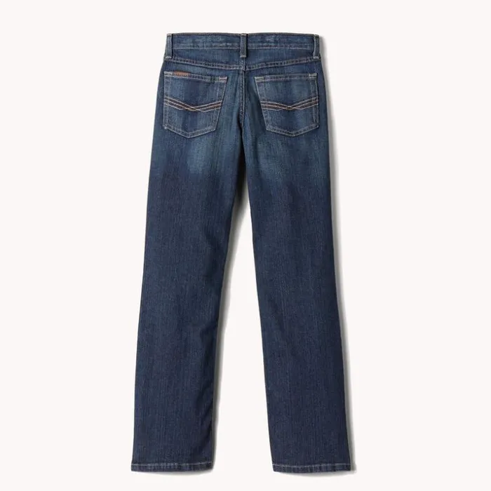 Denim Kids Ariat B5 Slim Stretch Legacy Stackable Straight Leg Jean Durham Denim Kids Ariat B5 Slim Stretch Legacy Stackable Straight Leg Jean Durham