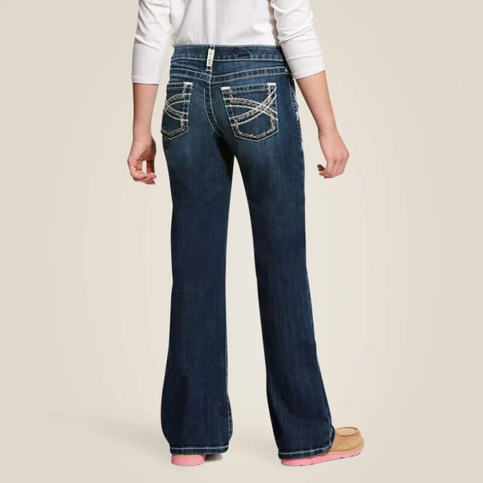 Denim Kids Ariat Entwined Boot Cut Jean Dresden Denim Kids Ariat Entwined Boot Cut Jean Dresden