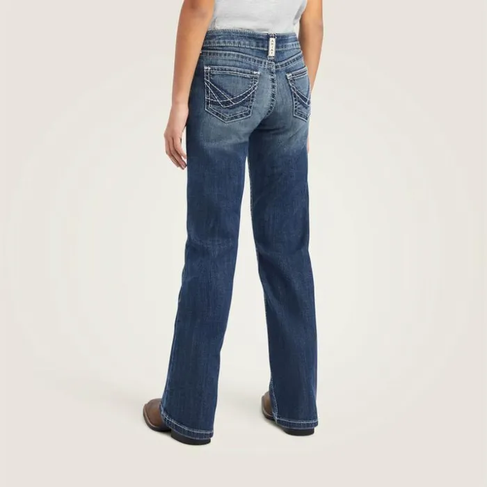 Denim Kids Ariat REAL Raquel Boot Cut Jean Chill Blue