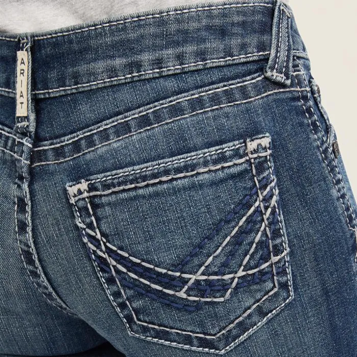 Denim Kids Ariat REAL Raquel Boot Cut Jean Chill Blue