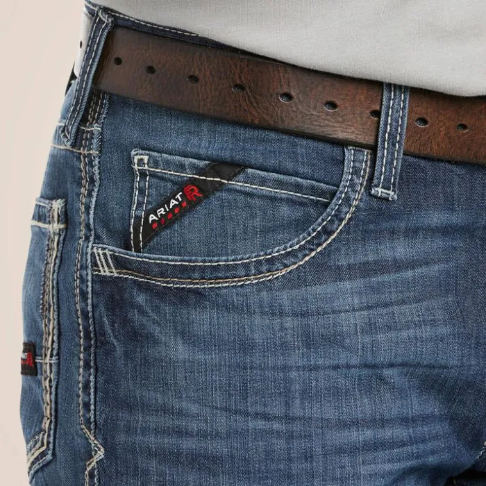 Denim Men Ariat FR M4 Relaxed Stretch DuraLight Boundary Boot Cut Jean Bryce Denim Men Ariat FR M4 Relaxed Stretch DuraLight Boundary Boot Cut Jean Bryce