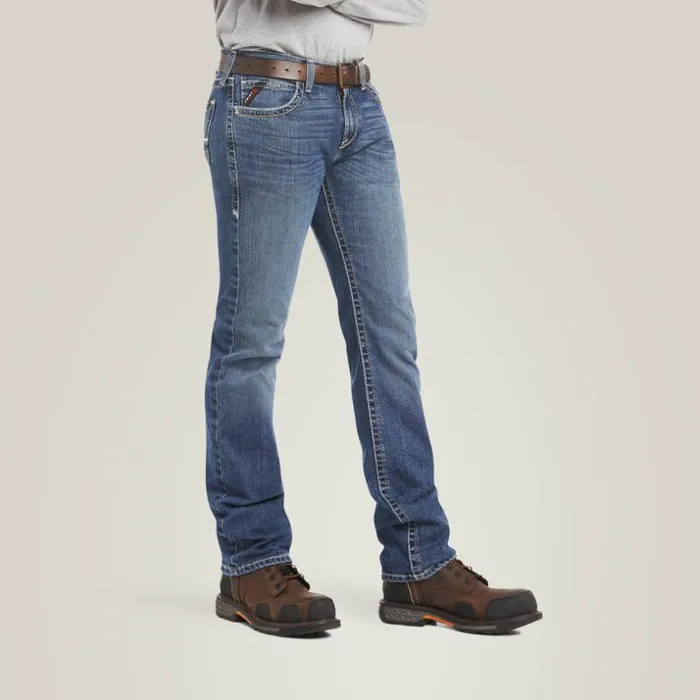 Denim Men Ariat FR M7 Slim DuraStretch Adkins Stackable Straight Leg Jean Slate Denim Men Ariat FR M7 Slim DuraStretch Adkins Stackable Straight Leg Jean Slate
